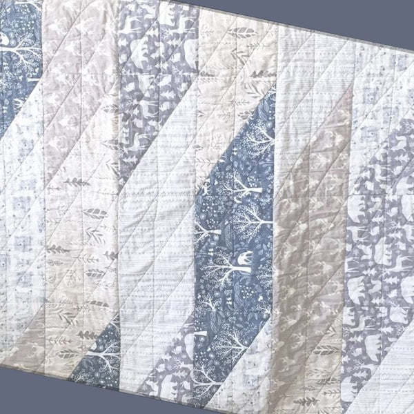 Woodland Creatures Baby Quilt Running Stitch Quilts