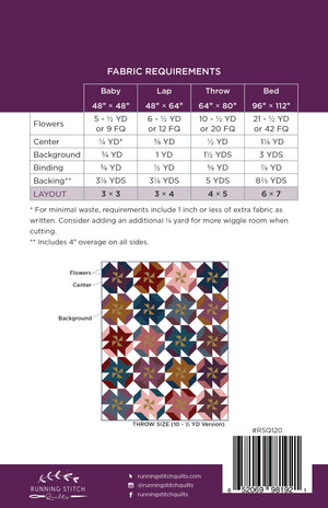 Autumn Garden Quilt Pattern - PDF
