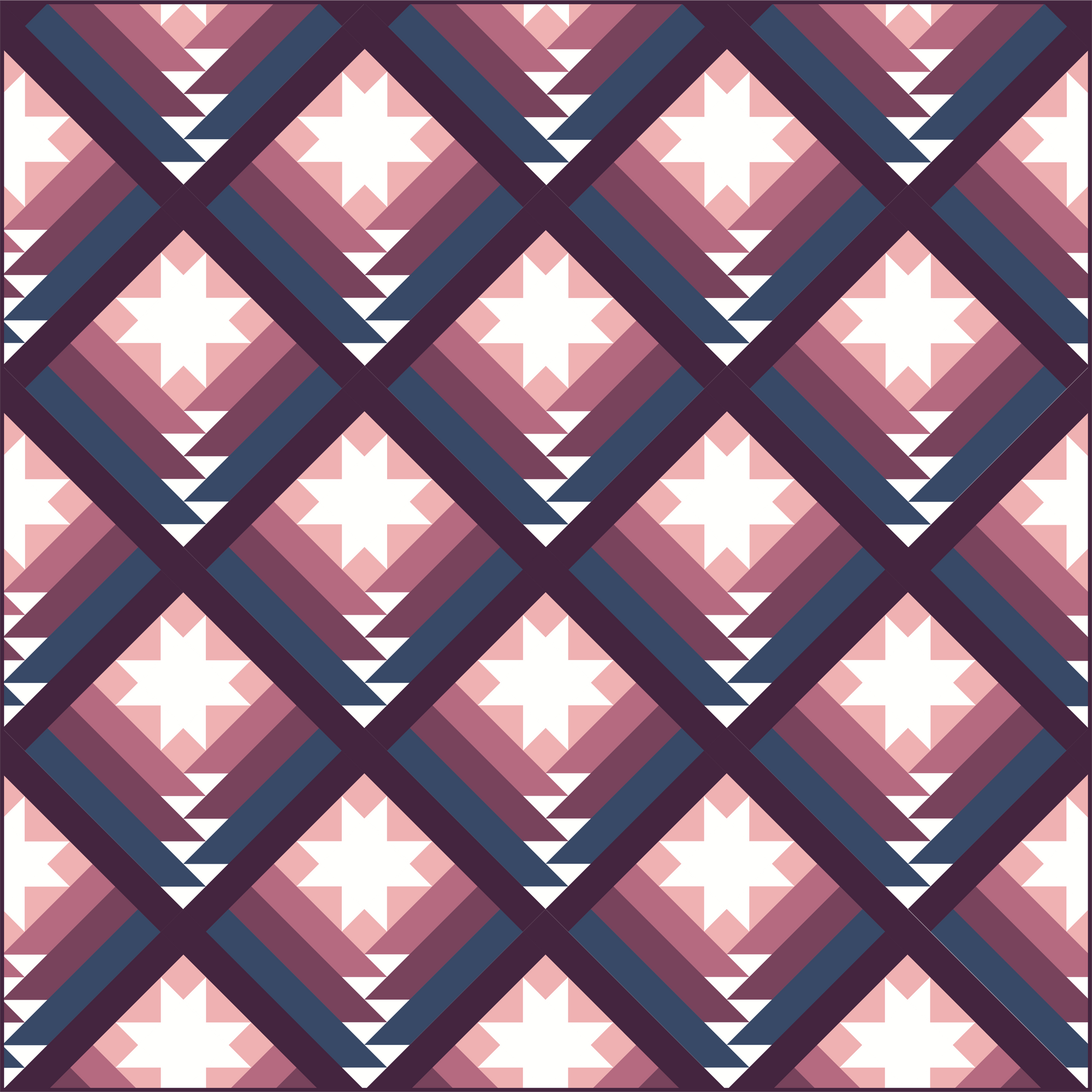 Mountain Valley Quilt Pattern - PDF