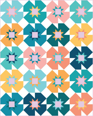 Summer Garden Quilt Pattern - PDF