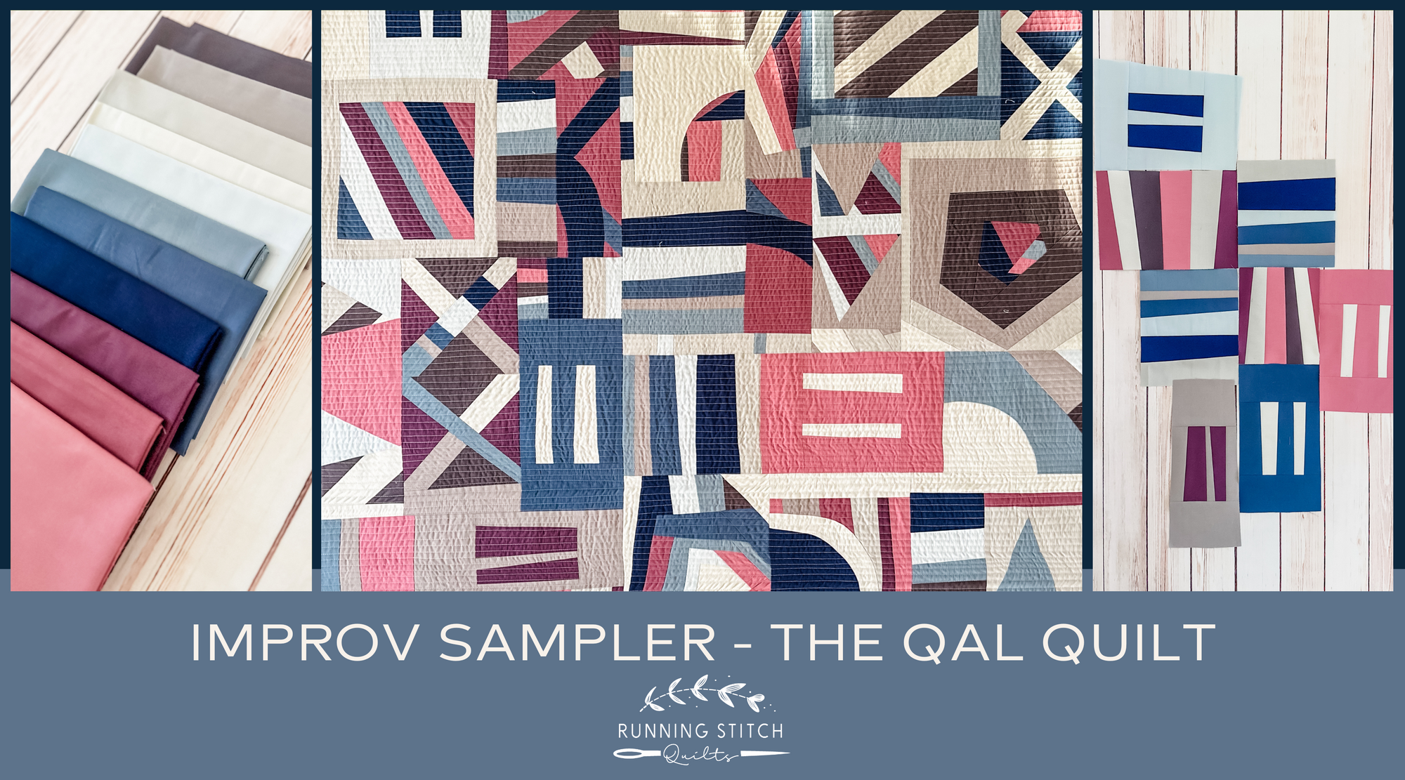 Improv Sampler - The QAL Quilt