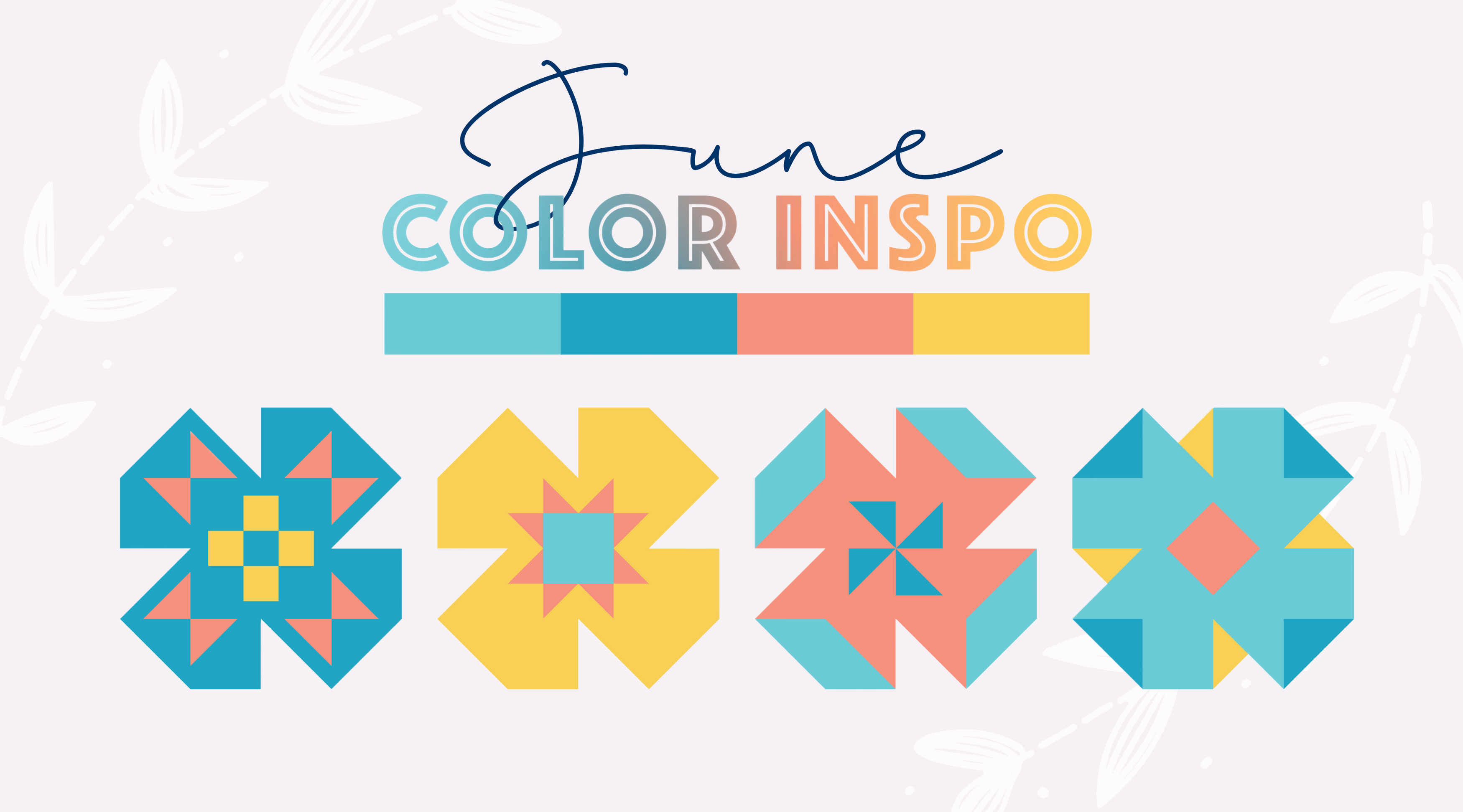 June 2024 Color Inspiration - Running Stitch Quilts