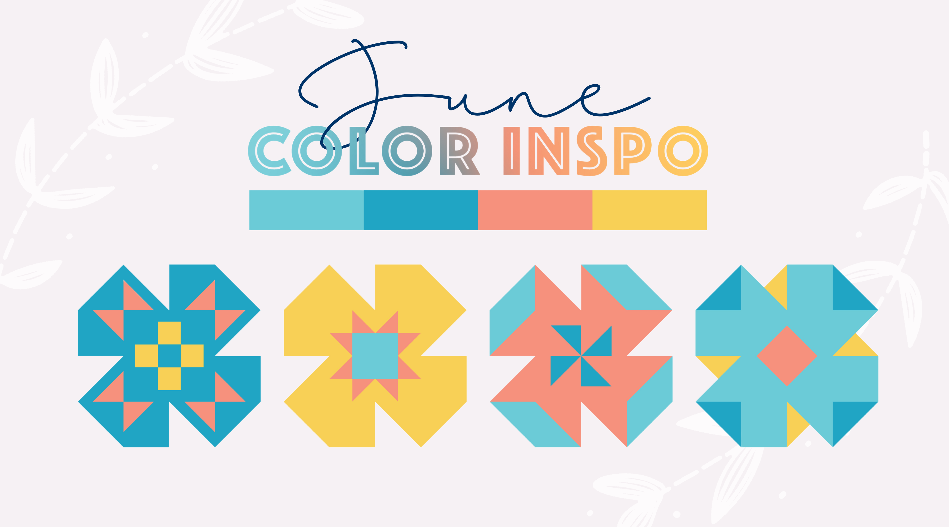 June 2024 Color Inspiration - Running Stitch Quilts