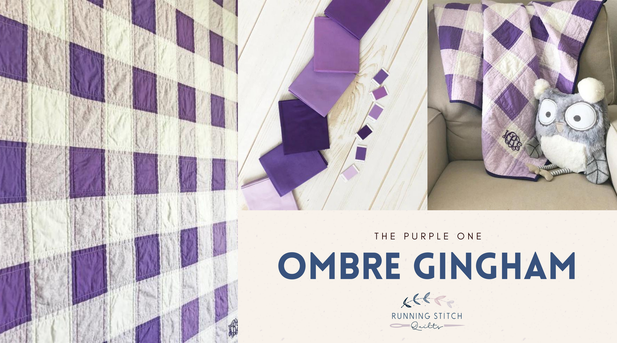 Ombre Gingham Quilt