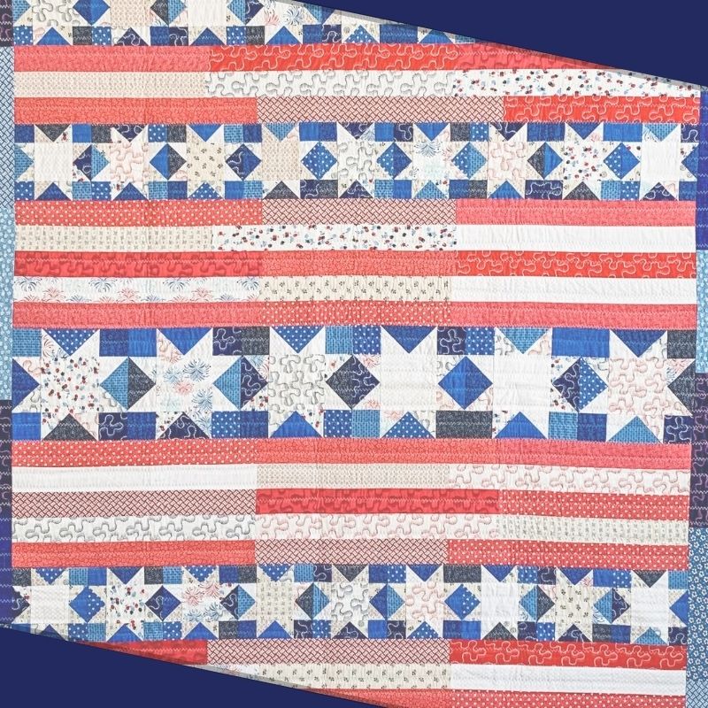 Scrappy Snowflakes in July