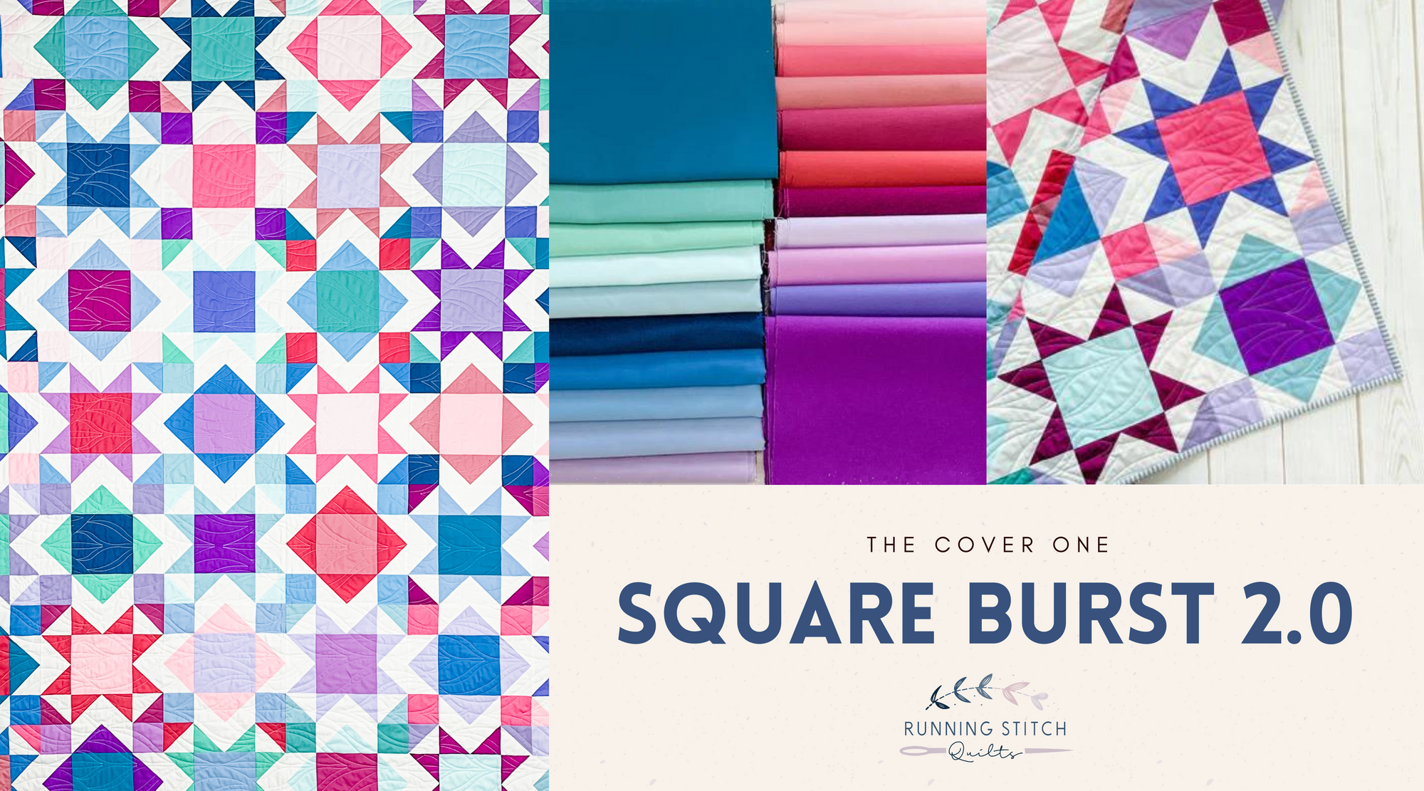 Square Burst 2.0 - The Cover Quilt