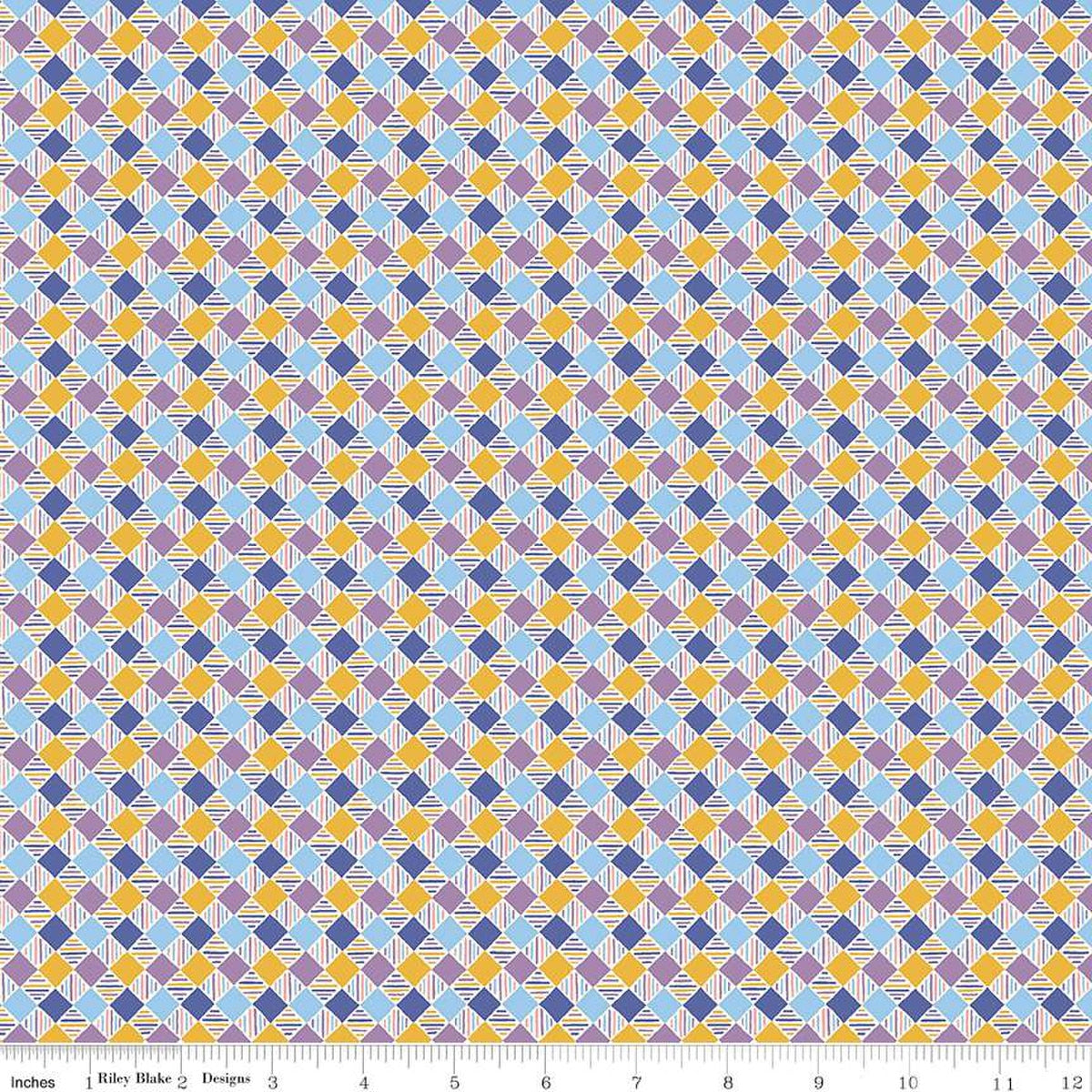 London Bouquet - Urban Check B - 4 Yard Cut