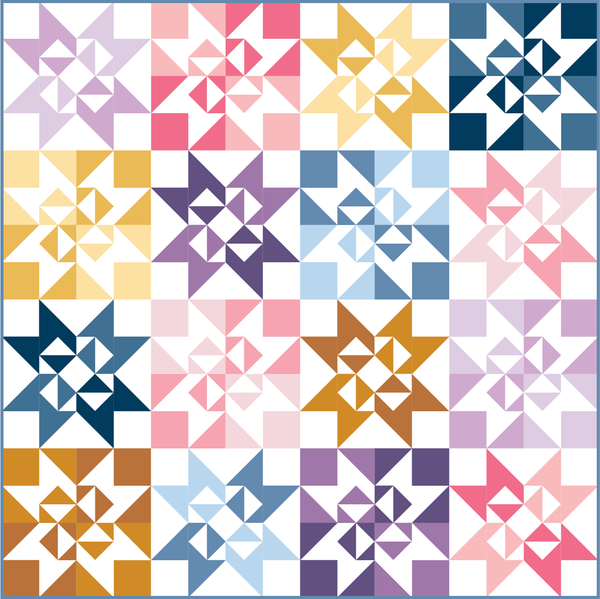 Wildflower Falls Collection - Running Stitch Quilts
