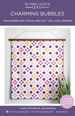 Charming Bubbles Quilt Pattern - Printed