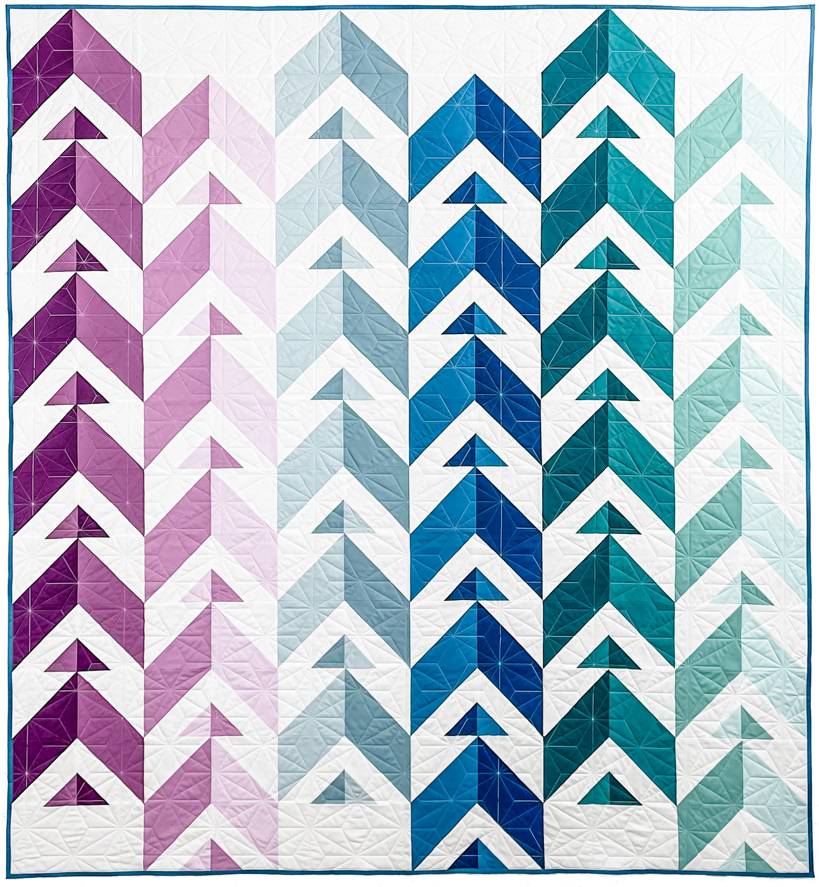 Chevron Points Quilt Pattern - PDF