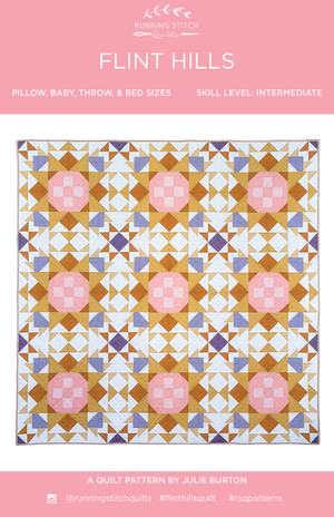 Flint Hills Quilt Pattern - Printed