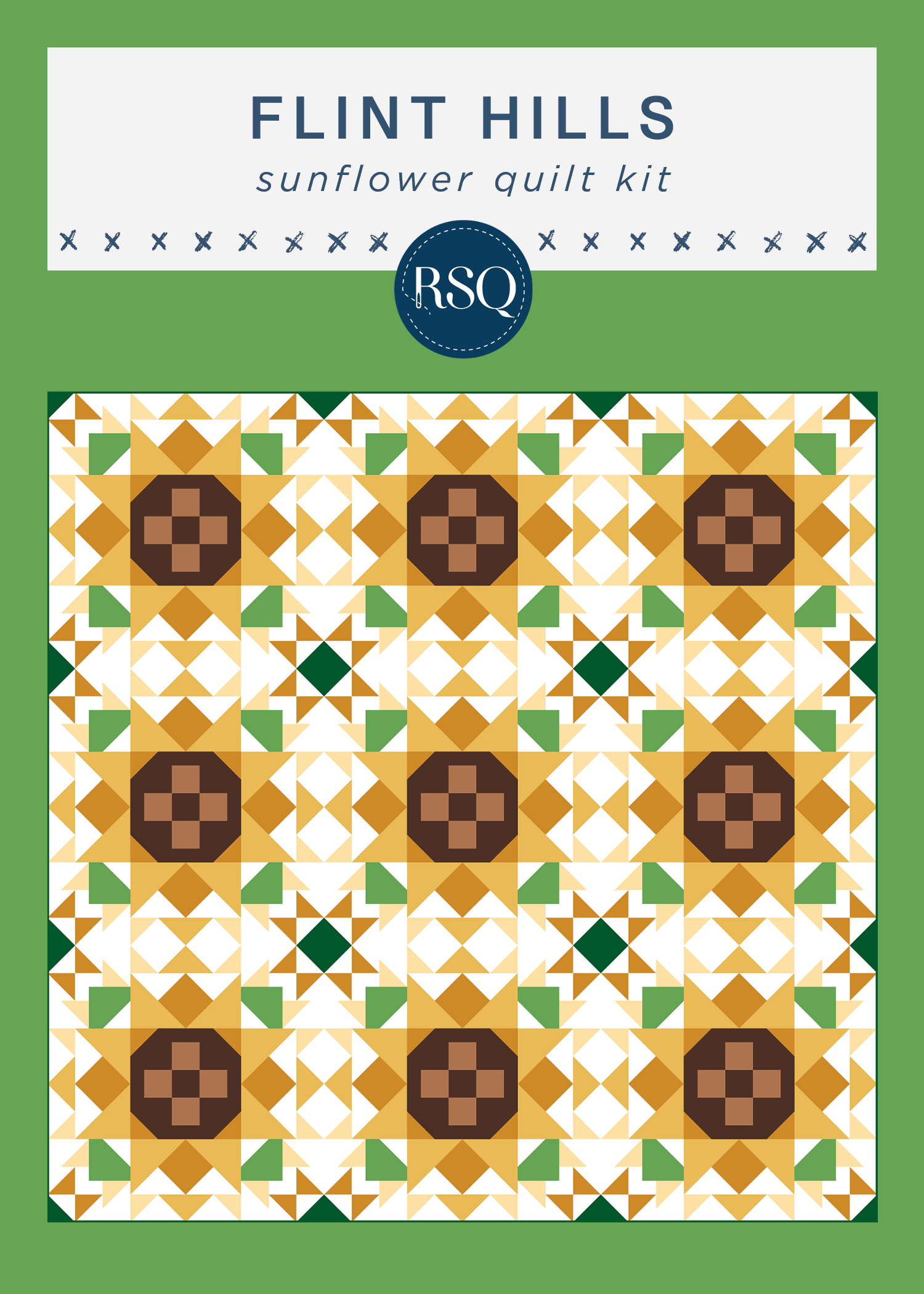 Flint Hills Quilt KIT - Sunflower