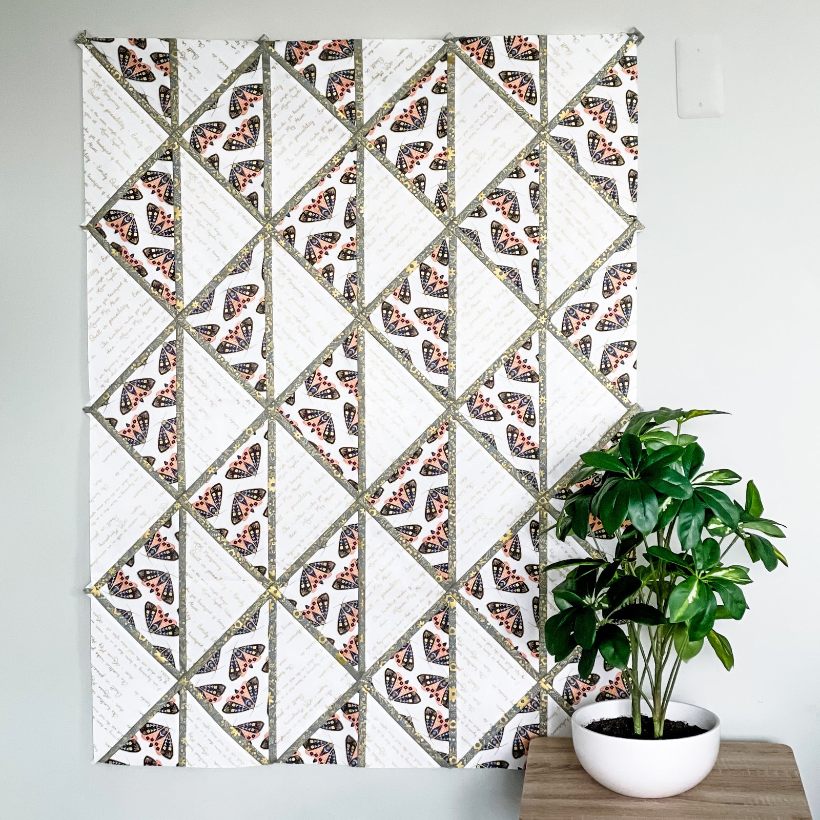 Baby Deltille Quilt Top - UNFINISHED
