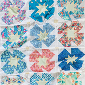 Baby Summer Garden Quilt Top - UNFINISHED