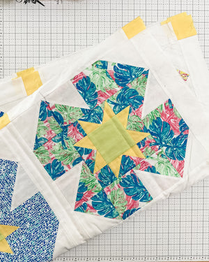 Baby Summer Garden Quilt Top - UNFINISHED