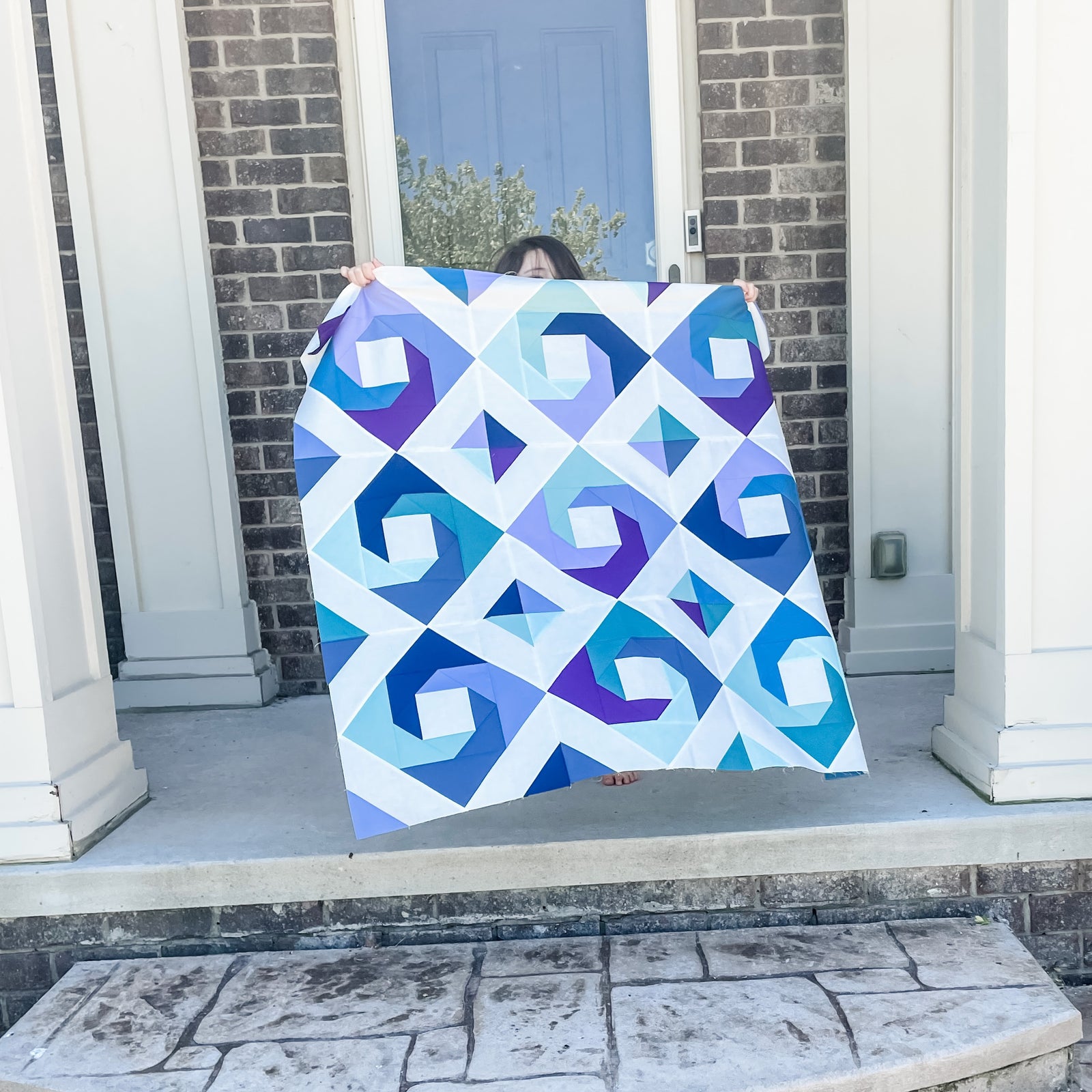 Baby Hurrication Quilt Top - UNFINISHED