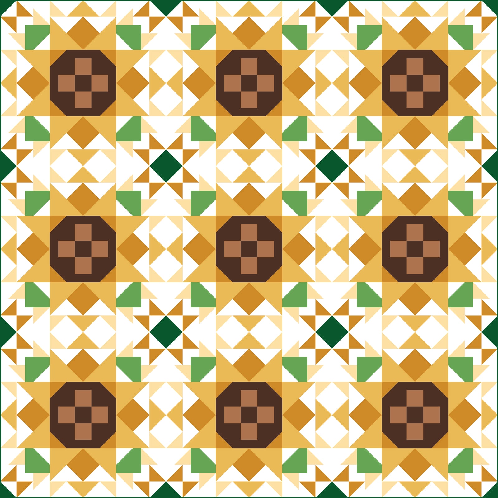 *PREORDER* Flint Hills Quilt KIT - Sunflower
