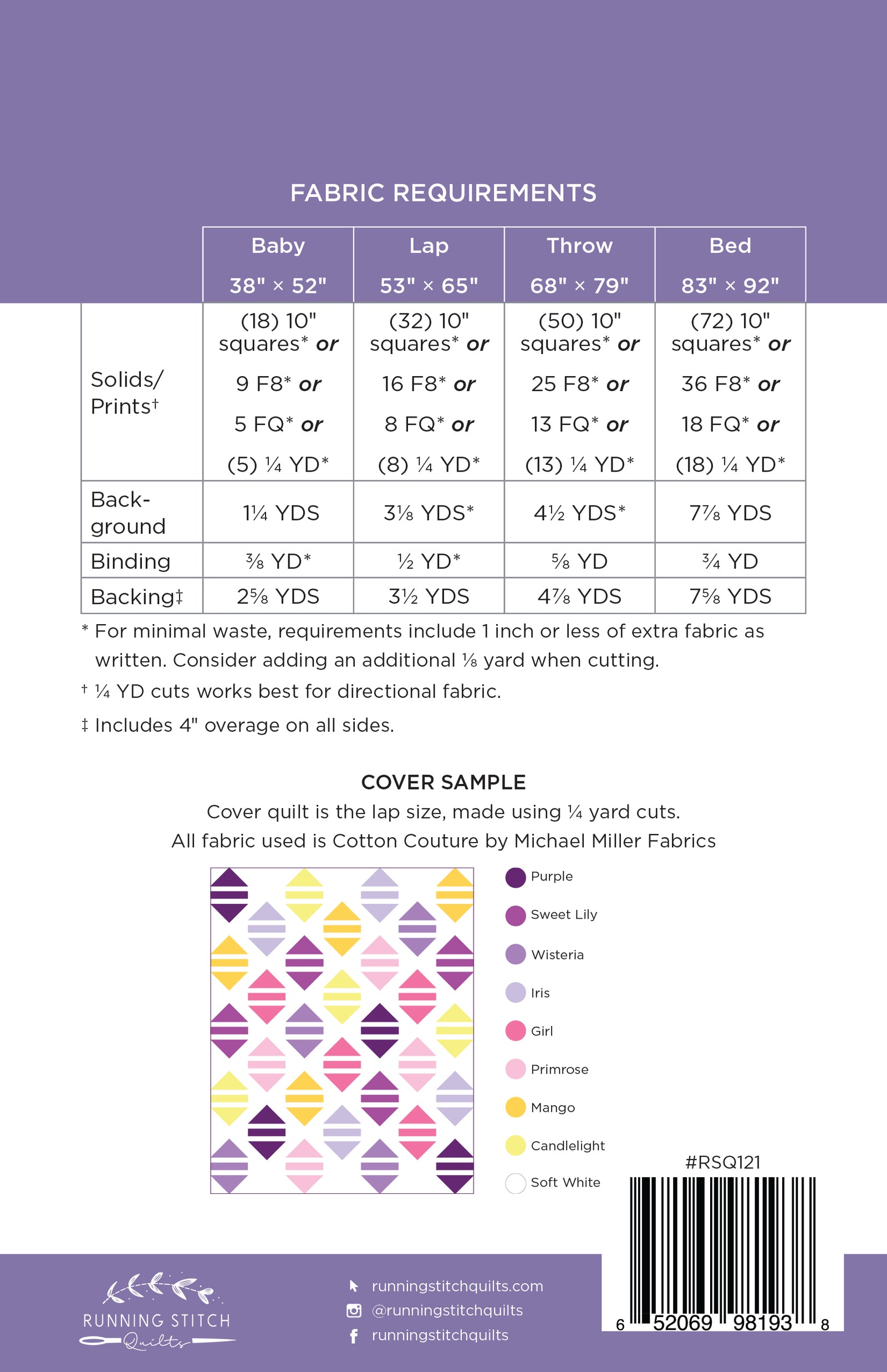 Mod Tops Quilt Pattern - PDF