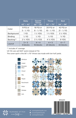 Rivermill Quilt Pattern - PDF