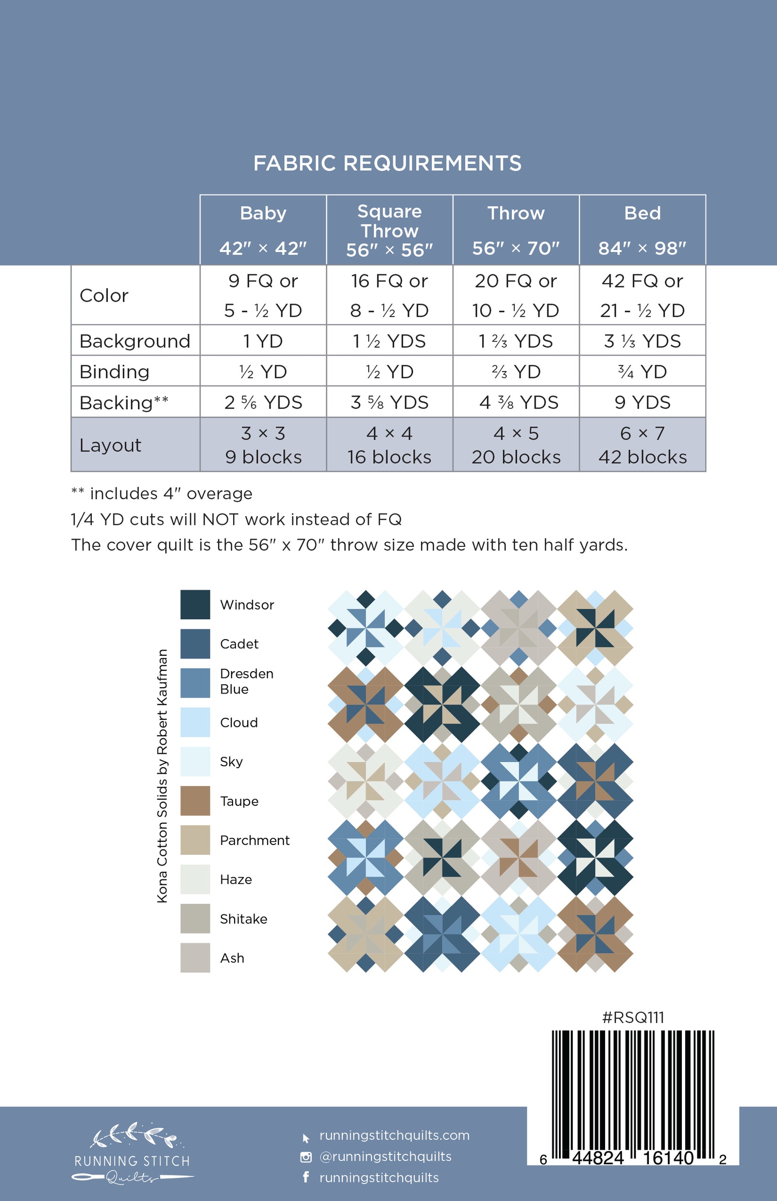 Rivermill Quilt Pattern - PRINTED