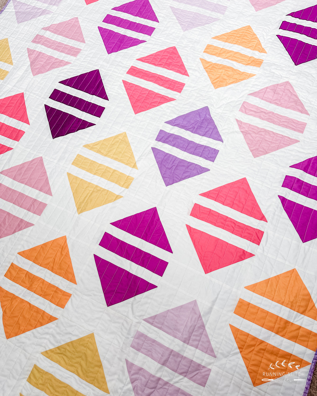 Mod Tops Quilt Pattern - PDF - Running Stitch Quilts