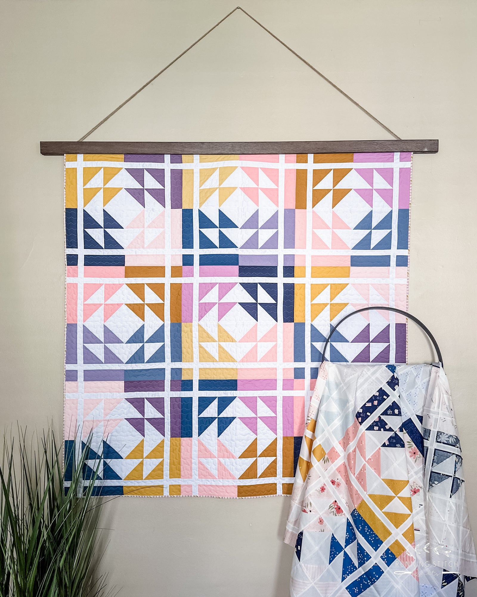 Mosaic Stones Quilt Pattern - PDF