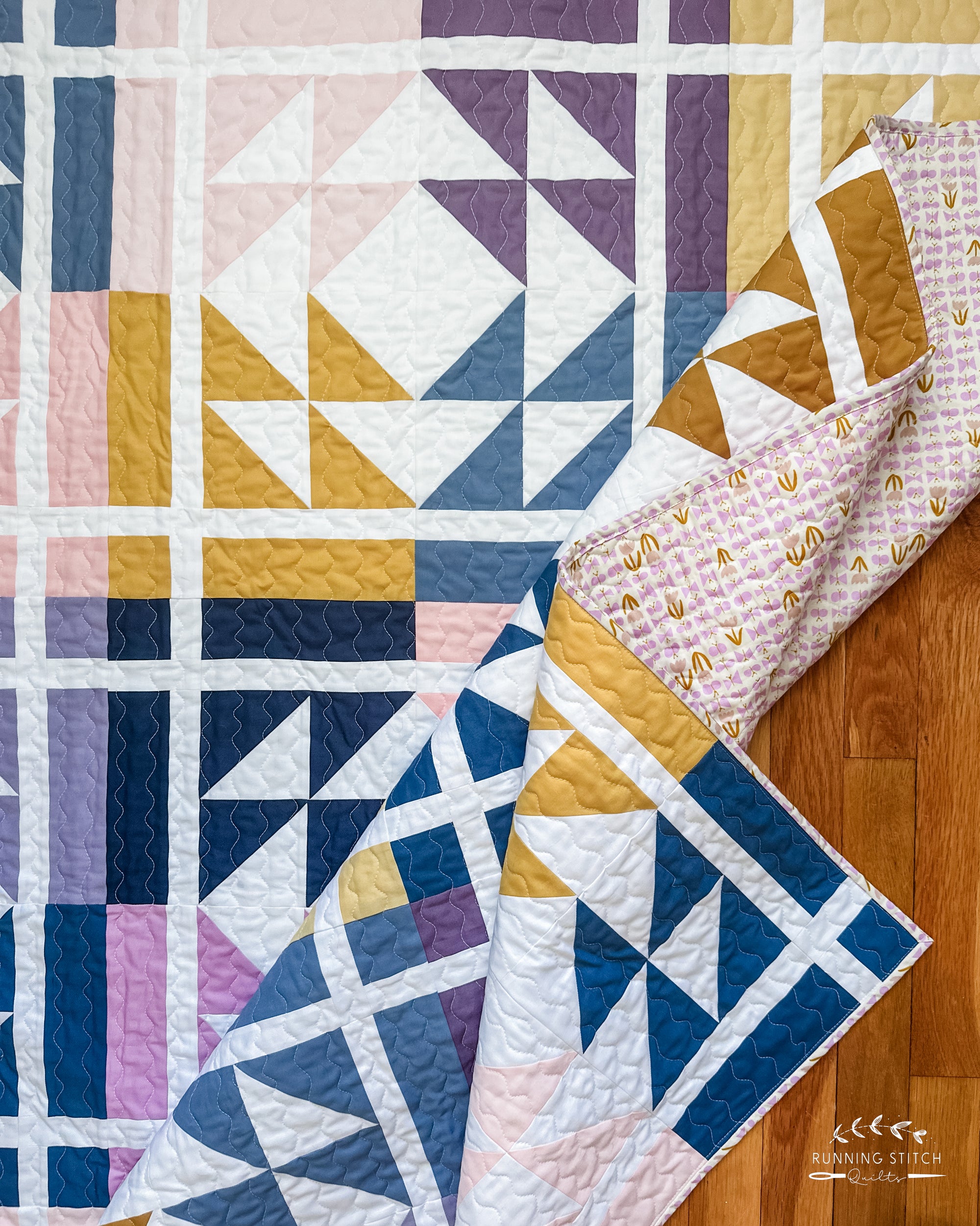 Mosaic Stones Quilt Pattern - PDF