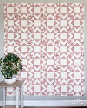Square Burst Throw Quilt