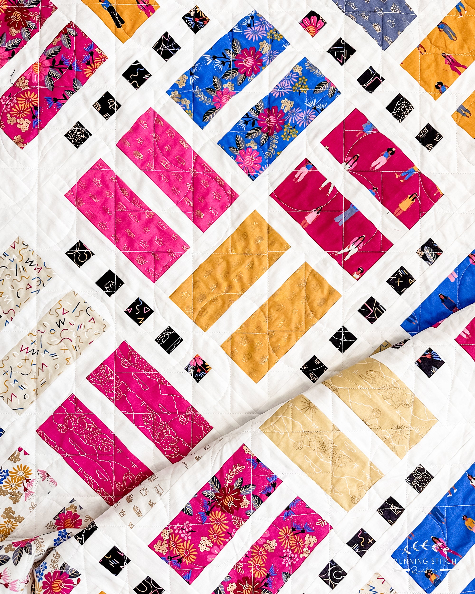 Weavers Cottage Quilt Pattern - PDF