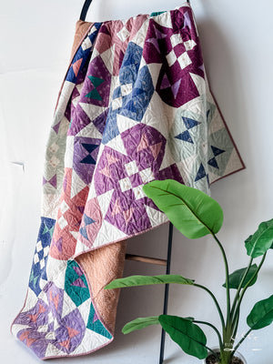 Spring Garden Throw Quilt