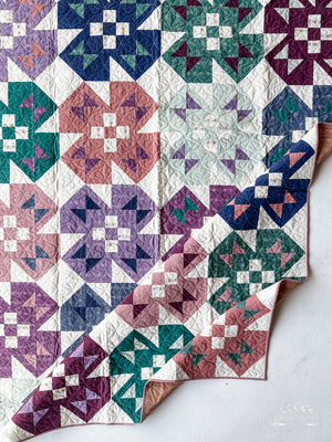 Spring Garden Throw Quilt