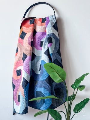 Swirlpools Throw Quilt