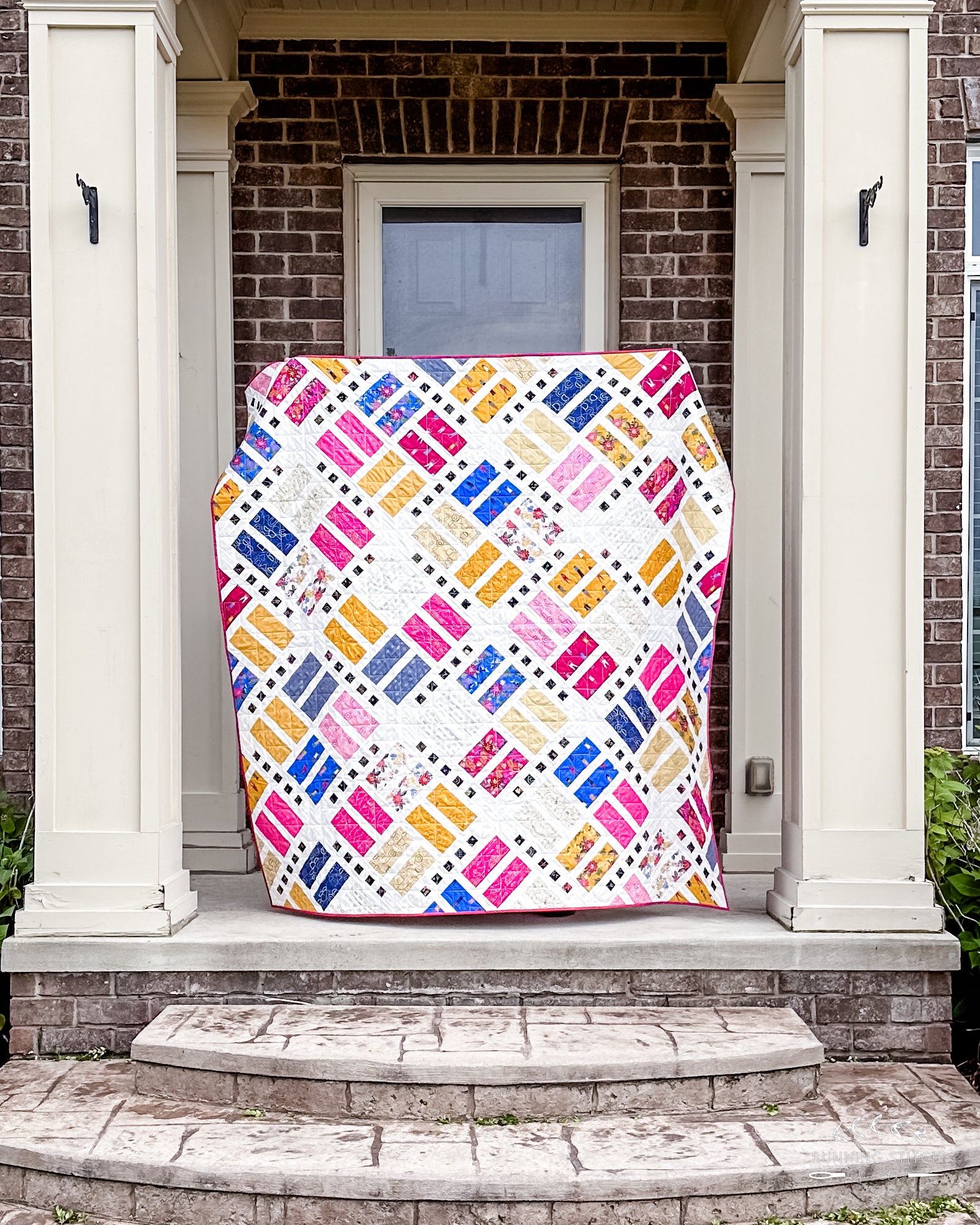 Weavers Cottage Throw Quilt