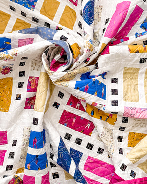 Weavers Cottage Throw Quilt