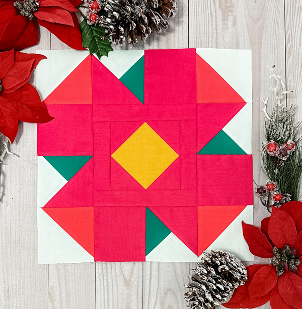 Winter Garden BLOCK Pattern - PDF - Running Stitch Quilts