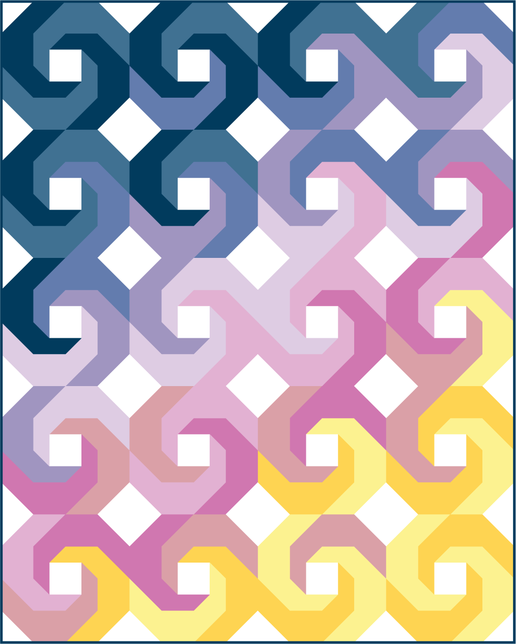 Swirlpools Quilt Pattern - PDF