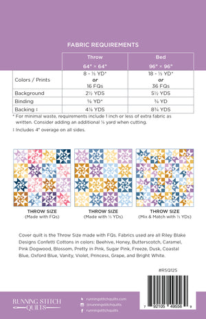 Wildflower Falls Quilt Pattern - Printed