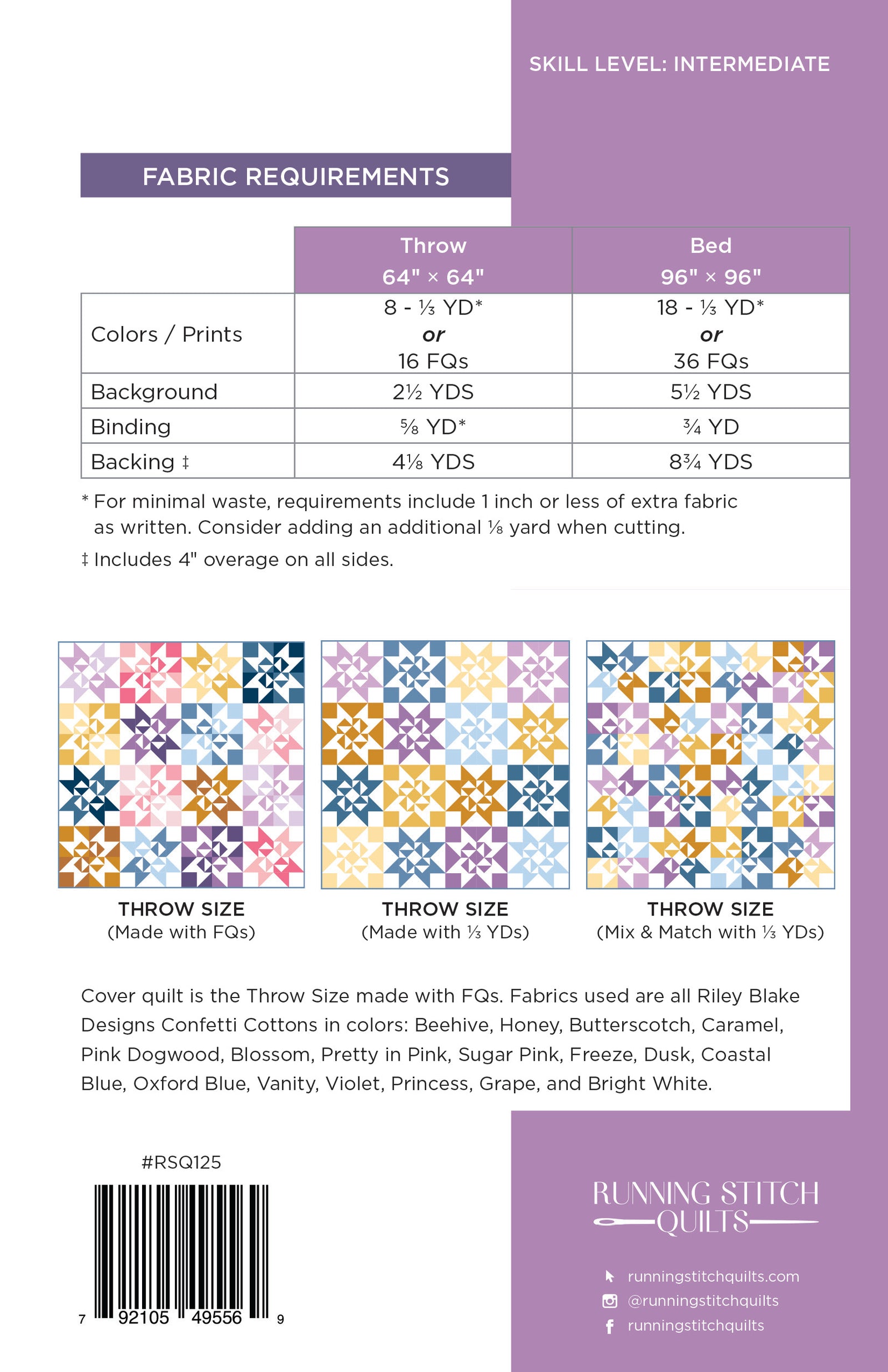 Wildflower Falls Quilt Pattern - PDF