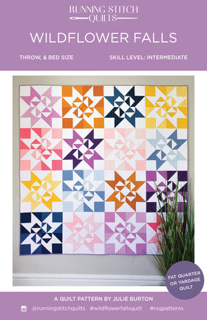 Wildflower Falls Quilt Pattern - Printed