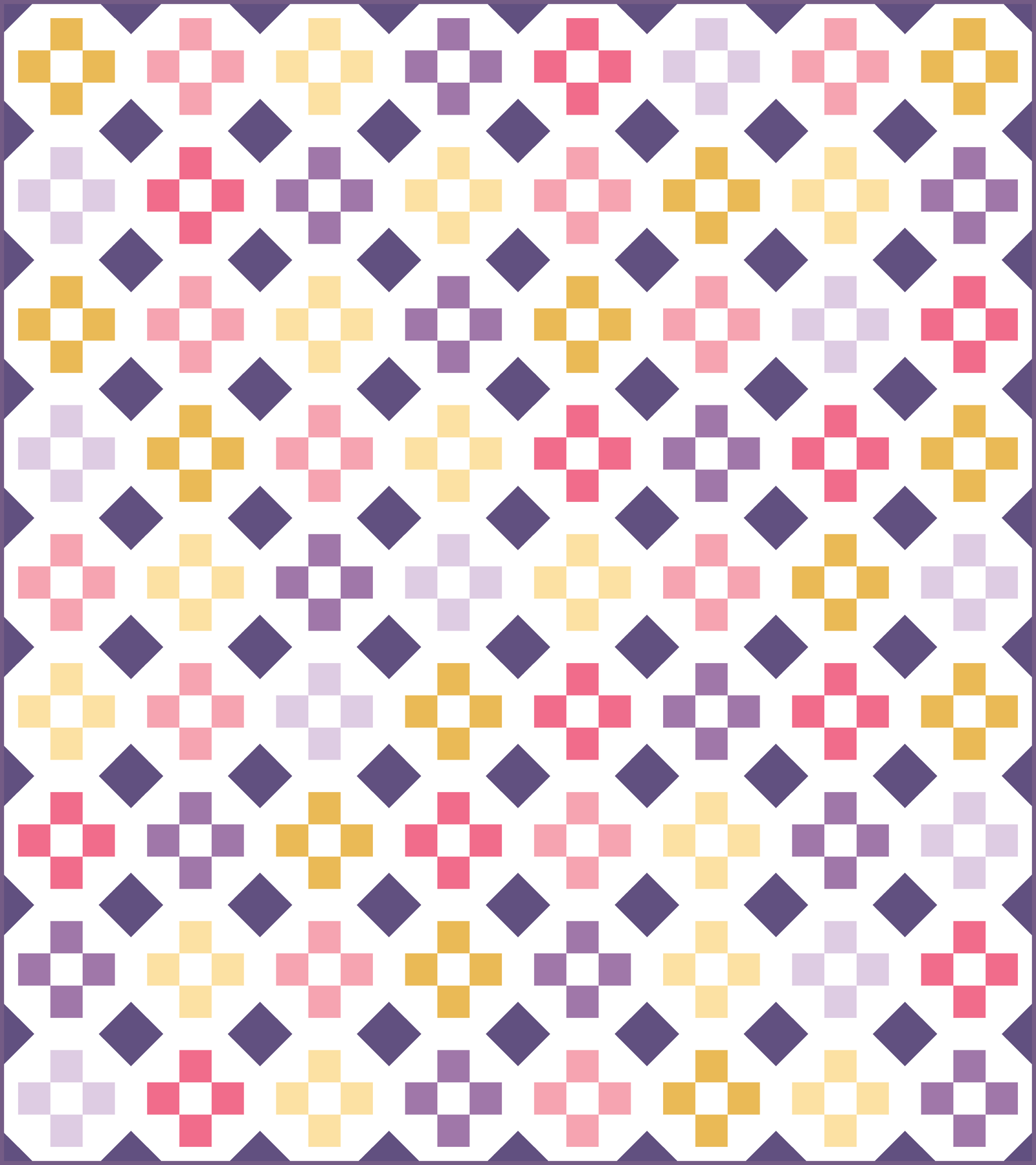 Charming Bubbles Quilt Pattern - PDF