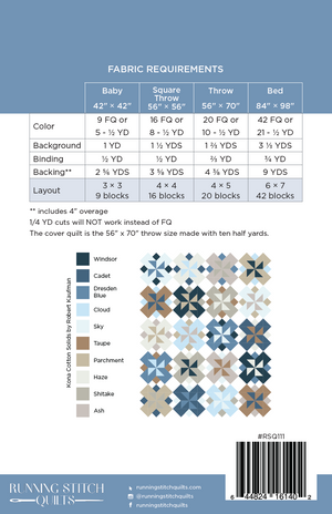 Rivermill Quilt Pattern - PDF