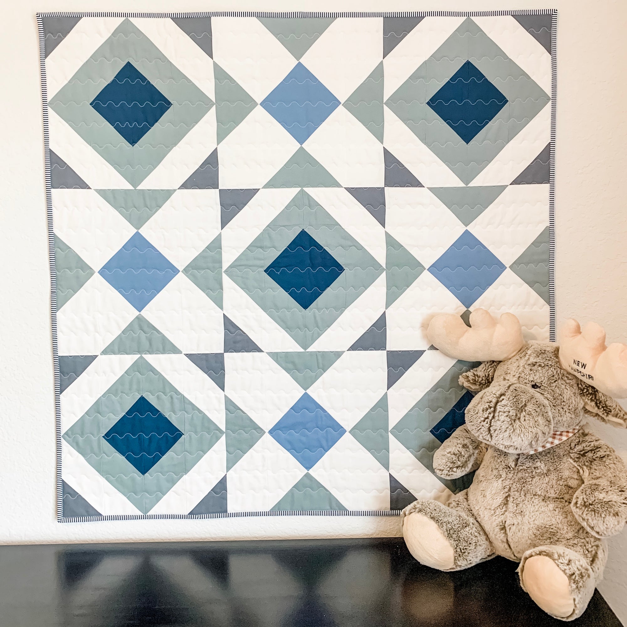 Noughts and Crosses Quilt Pattern - PRINTED