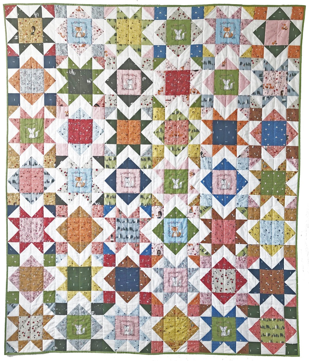 Square Burst 2.0 Quilt Pattern - PRINTED