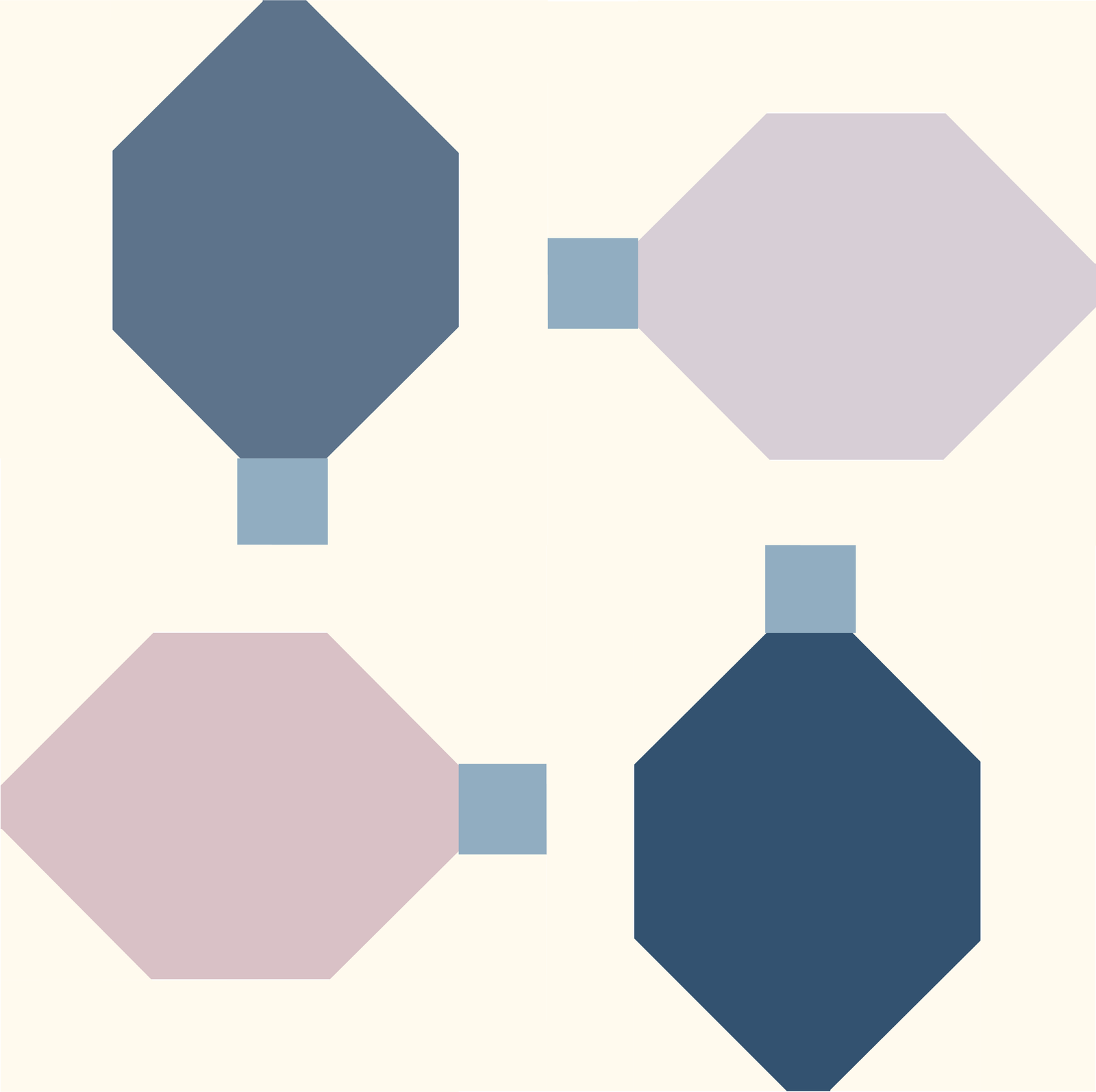 Holiday Lights Quilt Block - PDF