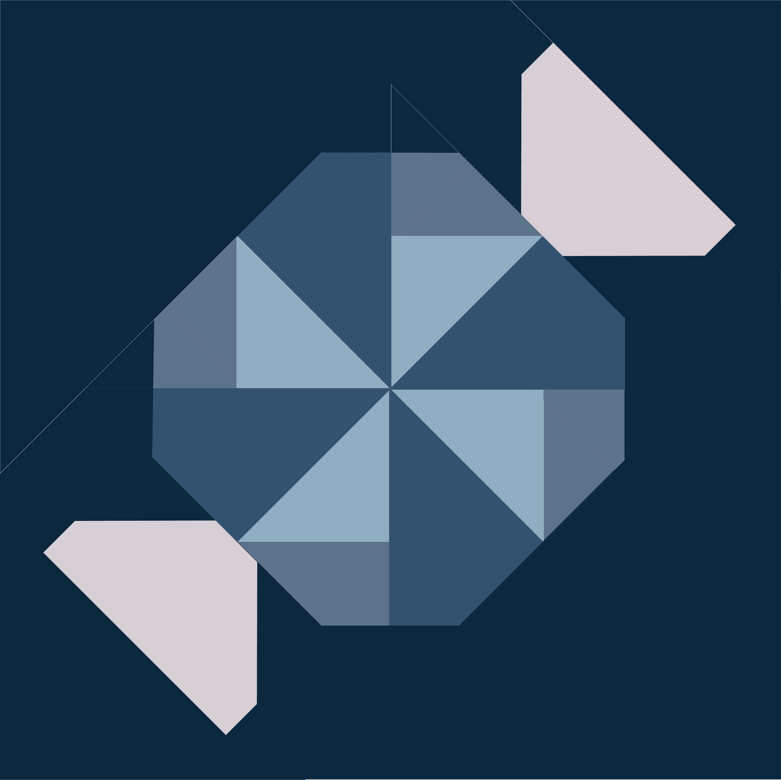 Peppermint Twist Quilt Block - PDF