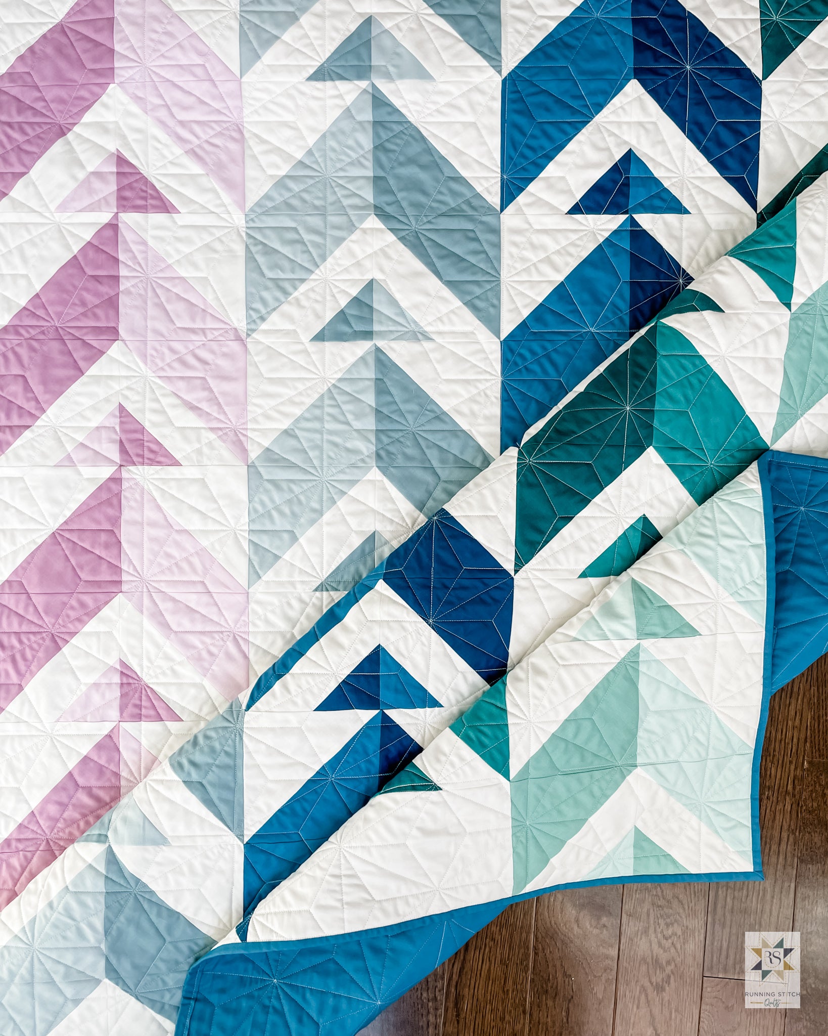 Chevron Points Quilt Pattern - PRINTED