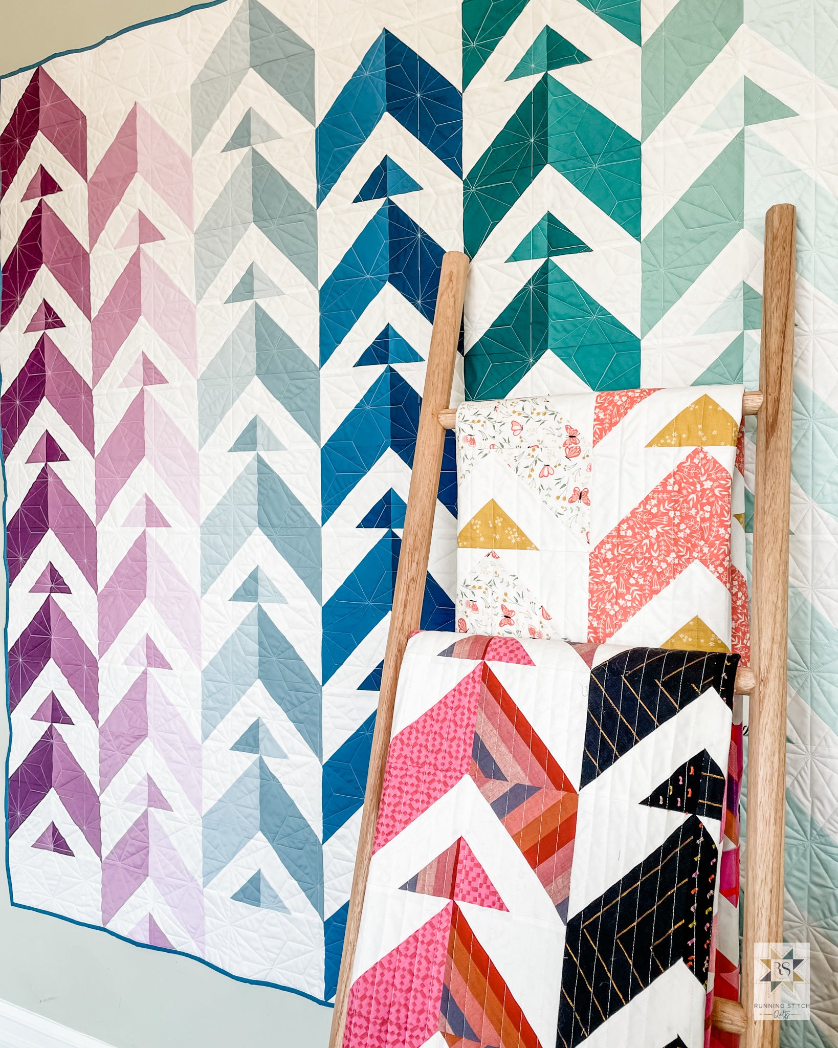 Chevron Points Quilt Pattern - PDF