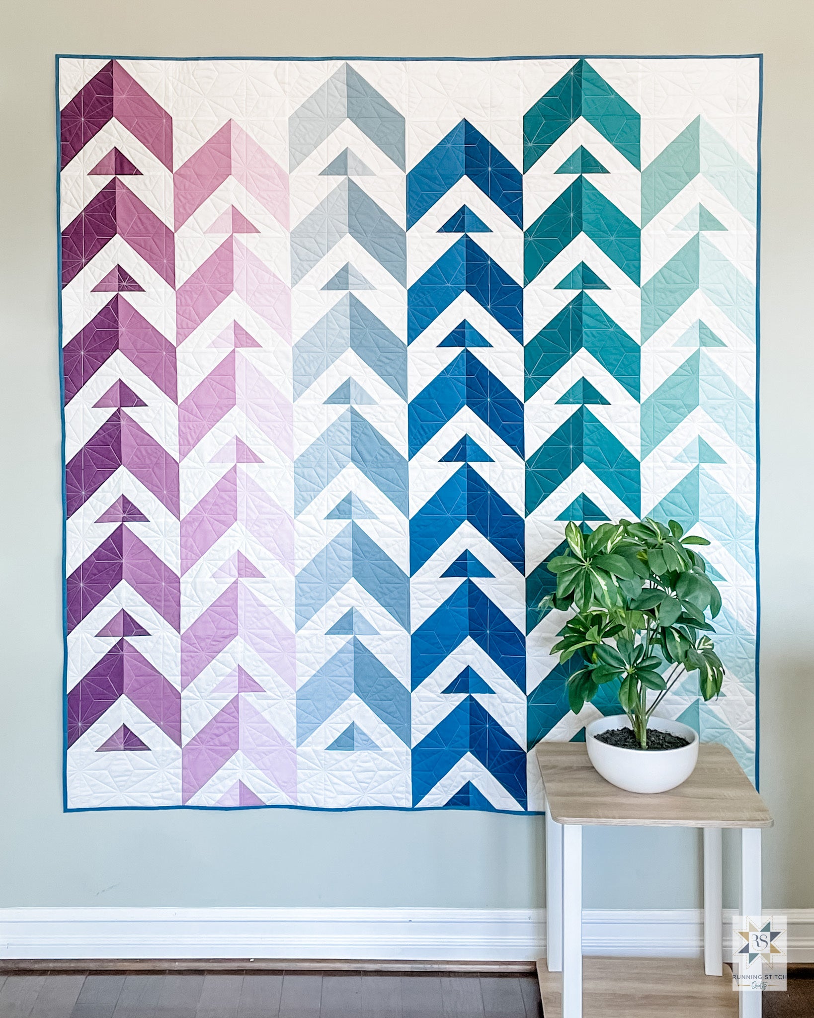 Chevron Points Quilt Pattern - PRINTED