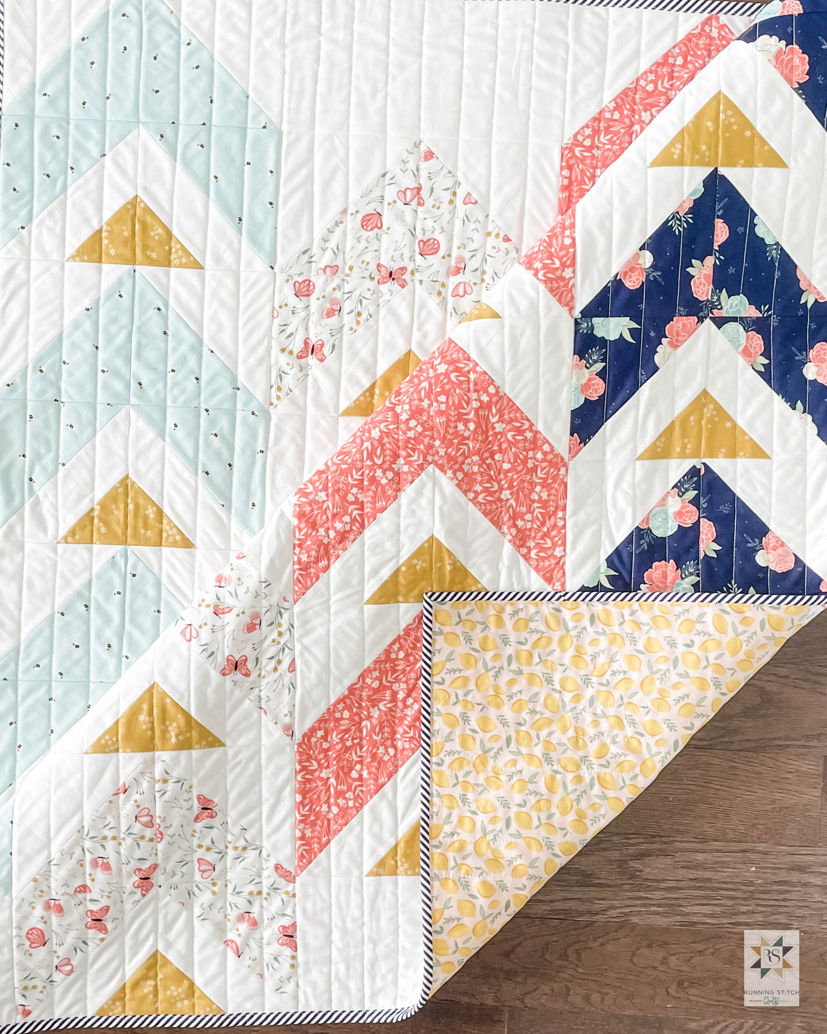 Chevron Points Quilt Pattern - PDF