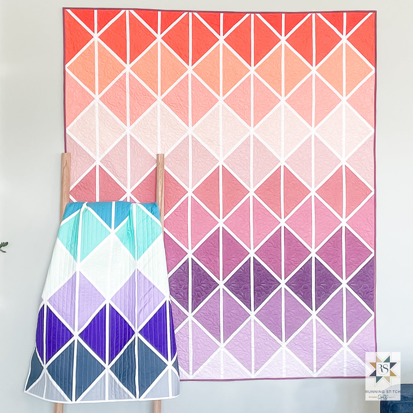 Deltille Quilt Pattern - PRINTED